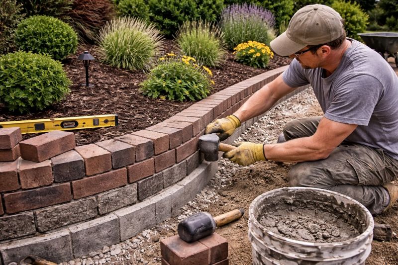 Brick Hardscape Installation in Nashua, NH