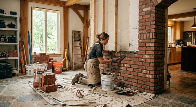 Brick Chimney Replacement in Medina, OH