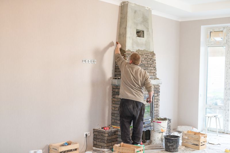 Stone Chimney Installation
