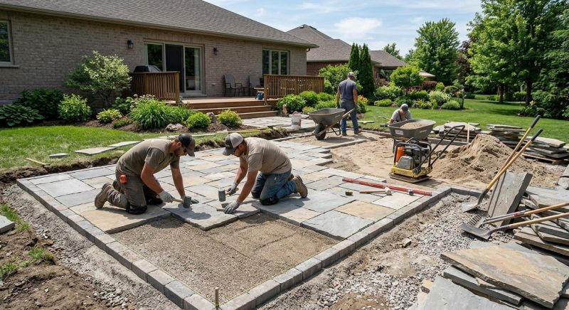 Paver Patio Construction in Norwalk, CT